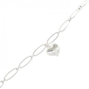 TIFFANY Silver Heart Charm Bracelet